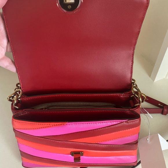 Brand new🔥Tory Burch Kira chevron satchel - Picture 5 of 16
